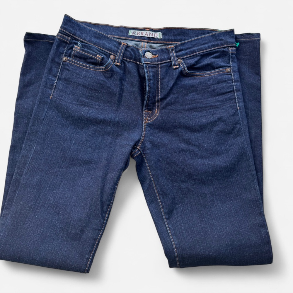 Vintage J Brand Blue Denim with Orange Stitching